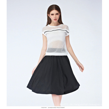 2015 Sommer-neue Art- und Weisefrauen Plain gefärbte Röcke